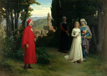 Dante és Beatrice első találkozása