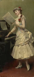 Az énekes, 1880 körül