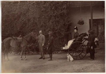 H. R. Thuillier ezredes és felesége, Emmeline Williams Thuillier, Simla