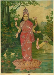 Lakshmi Embellished, Ravi Varma Press, Ravi Varma Press