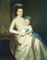 Lady Williams és gyermeke, 1783.