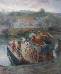 Átkelés a Hylton kompnál, 1912