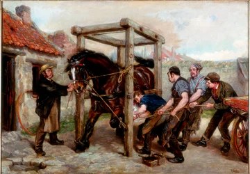A Bay Mare patkolása, 1885-90 körül