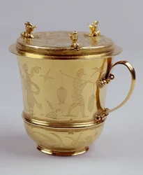 Arany csokoládé csésze, 1685 körül (ezüst) (lásd: 208938)