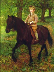 Az erdőn keresztül (olaj, vászon)