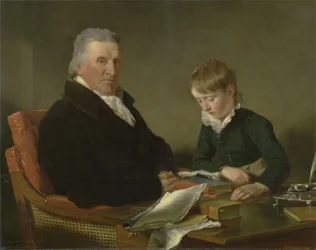 Francis Noel Clarke Mundy és unokája, William Mundy