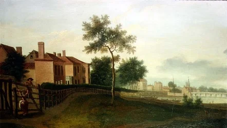 A Temze a Battersea-ből (olaj)