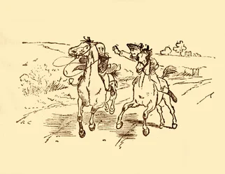 John Gilpint a postás fiú találja meg a Bell Innből, 1878, 1918.