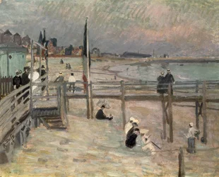 A Sainte-Adresse-i strandon