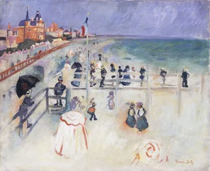 A Sainte-Adress-i strand; La Plage de Sainte-Adress, 1905 körüli (olaj, vászon)