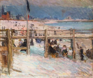 A Sainte-Adresse-i strand