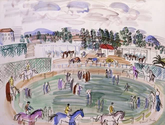 A Paddock, Cagnes sur Mer; Le Paddock, Cagnes sur Mer, 1927 körül (akvarell, papír)