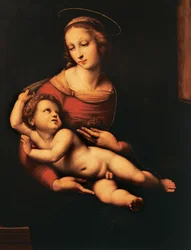 Raphael Sanzio (1483-1520) Bridgewater Madonna (Madonna és gyermeke), olaj, vászon, 81x56 cm
