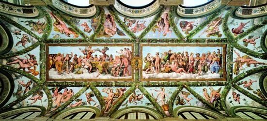 Ámor és Psyché loggiája, Villa Farnesina, 1517-1518
