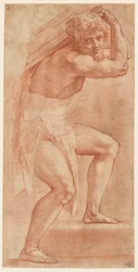 Férfi félig bebugyolálva, terhet cipelve, 1514-1516.