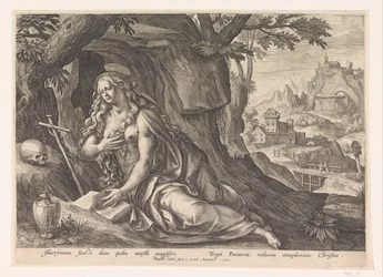 Mária Magdolna in de wildernis
