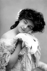 Ethel Oliver, színésznő, 1900-as évek.