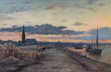 Olajfestmény, Eglise Saint-Pierre-aux-Liens, La cale aux pierre, Bernard Bonnefon, 2013 (fotó)