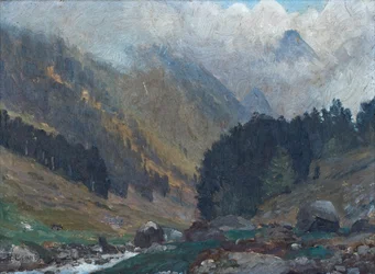Vallee de Lutour, 8-9-1939 (olaj, fa)