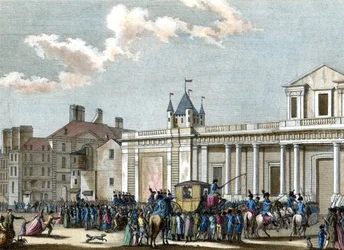A királyi család a templomban