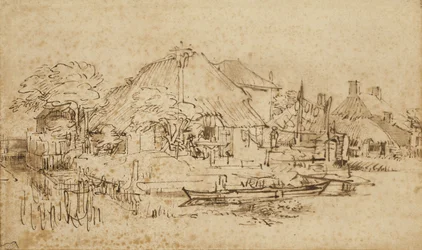 Víkendház a csatorna mellett, 1650-53 körül