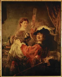 Rembrandt és Saskia a tékozló fiú példázatában (olaj, vászon)