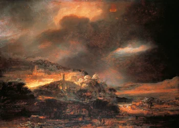 Viharos táj, 1637/38 körül (olaj, panel)