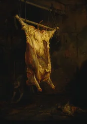 Egy ökör teteme, 1630-as évek vége (olaj a panelen)