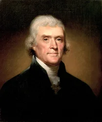 Thomas Jefferson portréja