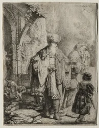 Ábrahám kiűzi Hágárt és Izmaelt, 1637.