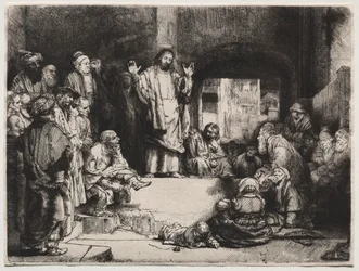 Krisztus prédikációja La Petite Tombe, c. 1657.