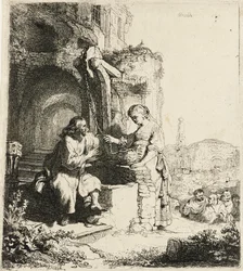 Krisztus és a szamáriai asszony a romok között [János 4:5-20], 1634.