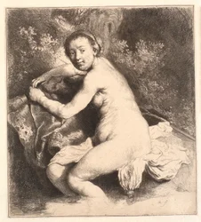 Diana a fürdőben
