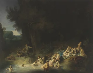 Diana Actaeonnal és Callistoval, 1634