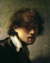 Fiatal férfi feje vagy önarckép, 1629