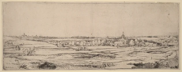 Tájkép Haarlem felé néző kilátással (Az aranymérők mezője)