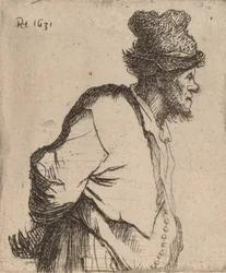 Háta mögött álló paraszt, 1631.
