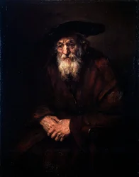 Egy öreg zsidó portréja, 1654.