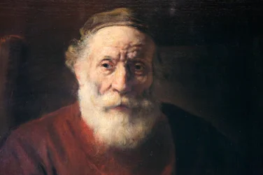 "Egy vörös ruhás öreg ember portréja", 17. század
