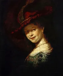 Saskia van Uylenburgh lányként, 1633.