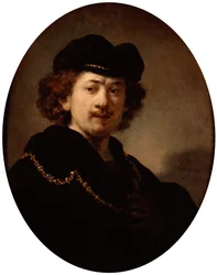 Önarckép aranylánccal, 1633.