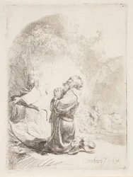 Imádkozó Szent Jeromos