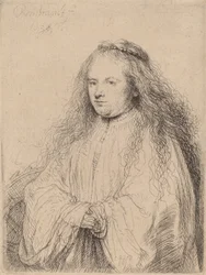 A kis zsidó menyasszony (Saskia mint Szent Katalin), 1638