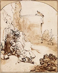 Jónás próféta Ninive falai előtt, 1651 körül