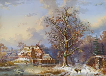 Falu télen