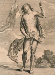 Krisztus feltámadt, 17. század közepe.