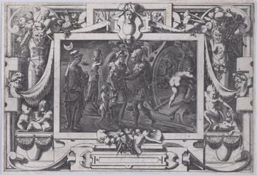 Medea elindul Jasonnal Hirtelen éjszaka Jason Medeával, elhagyja Colchist a keleti Argóban..., 1563.