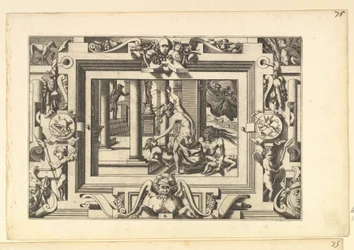 Médeia megöli Iaszóntól született két gyermekét. Akiért Absürtosz vérét ontotta, azt teszi, amit s..., 1563.