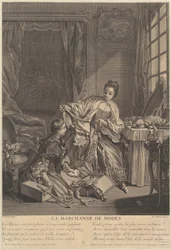 Divatkereskedő, 1746-55.