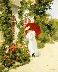 A vörös napernyő, 1891